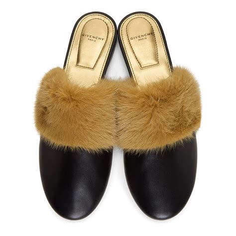 givenchy mink slippers